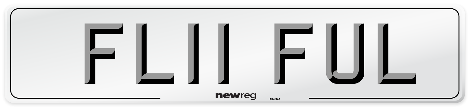FL11 FUL Number Plate from New Reg